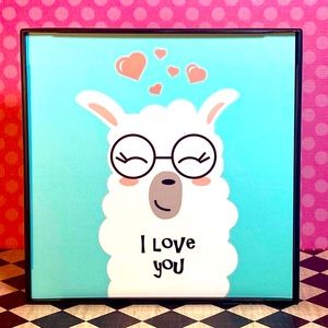 Llama Love Boho Farmhouse Decor